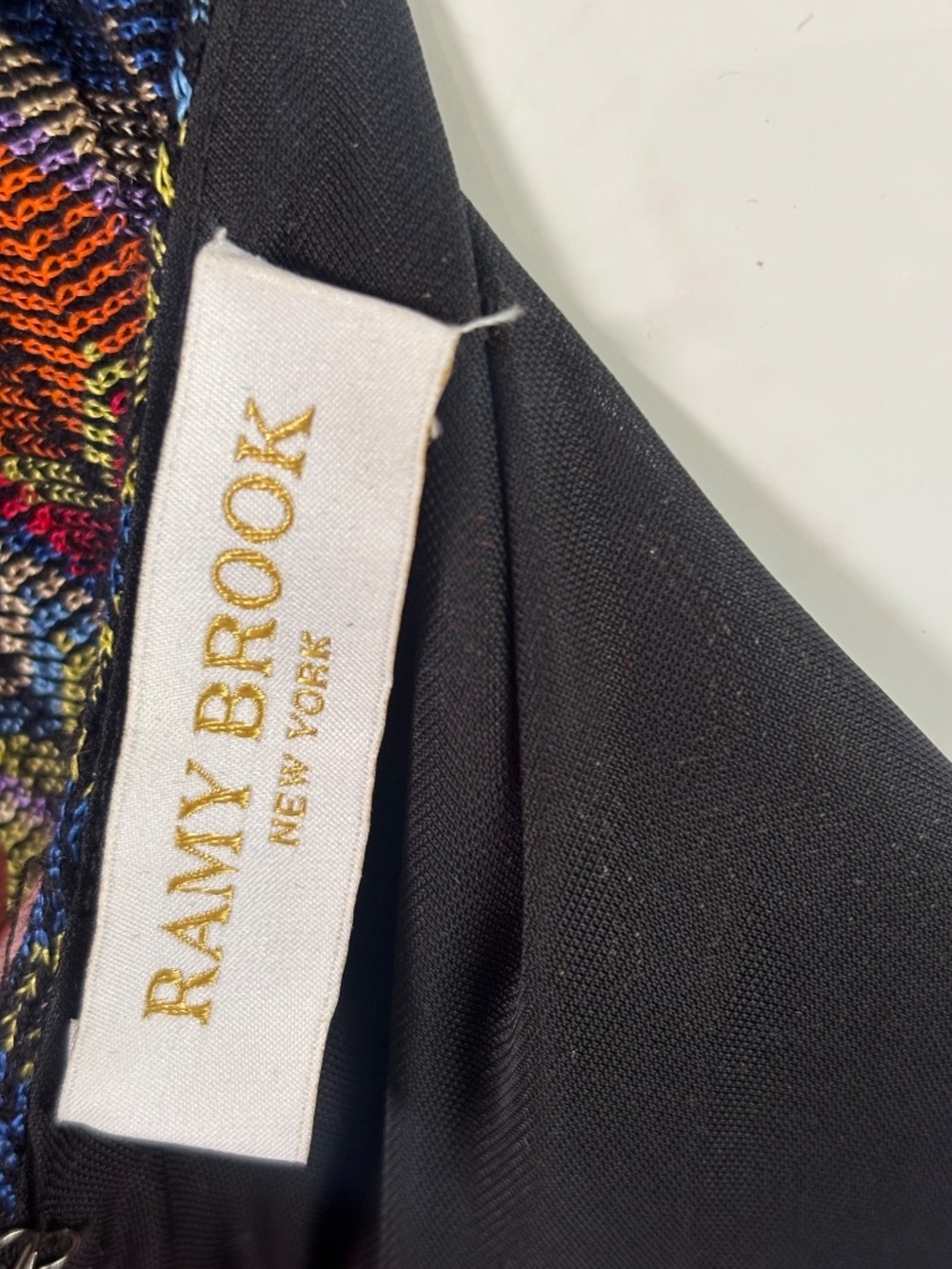 Ramy Brook Multi color Long Sleeve Mini Dress - Picture 4 of 4